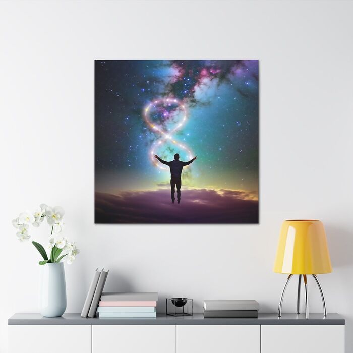 Master your destiny cosmic canvas art