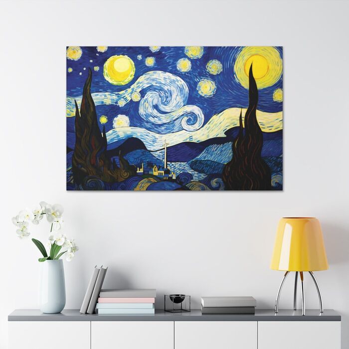 Starry Night infinity canvas art